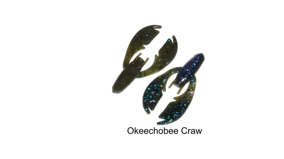 Netbait Tiny Paca Chunk Creature Bait, 7, 1/4in, Okeechobee Craw, N38266