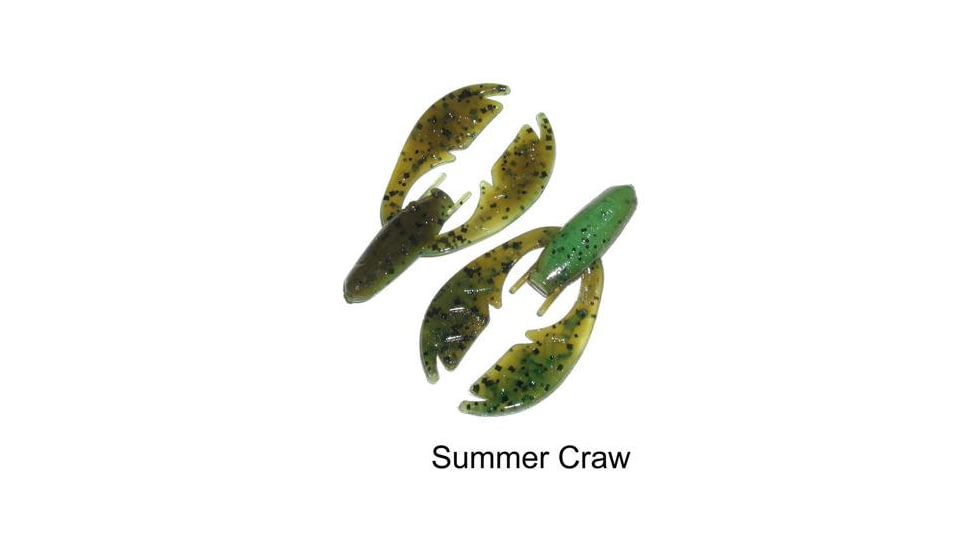 Netbait Tiny Paca Chunk Creature Bait, 7, 1/4in, Summer Craw, N38219
