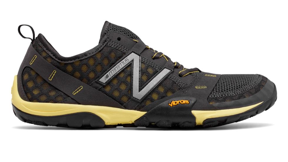 New Balance 10v1 Trail Running Shoes - Men's, Grey/Yellow, Standard, 12 US, MT10GG D 12