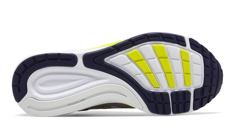 New Balance 870 V5 Road Running Shoes - Mens, Gunmetal/Pigment/Sulphur Yellow, Medium, 9 US, M870GY5 D 09