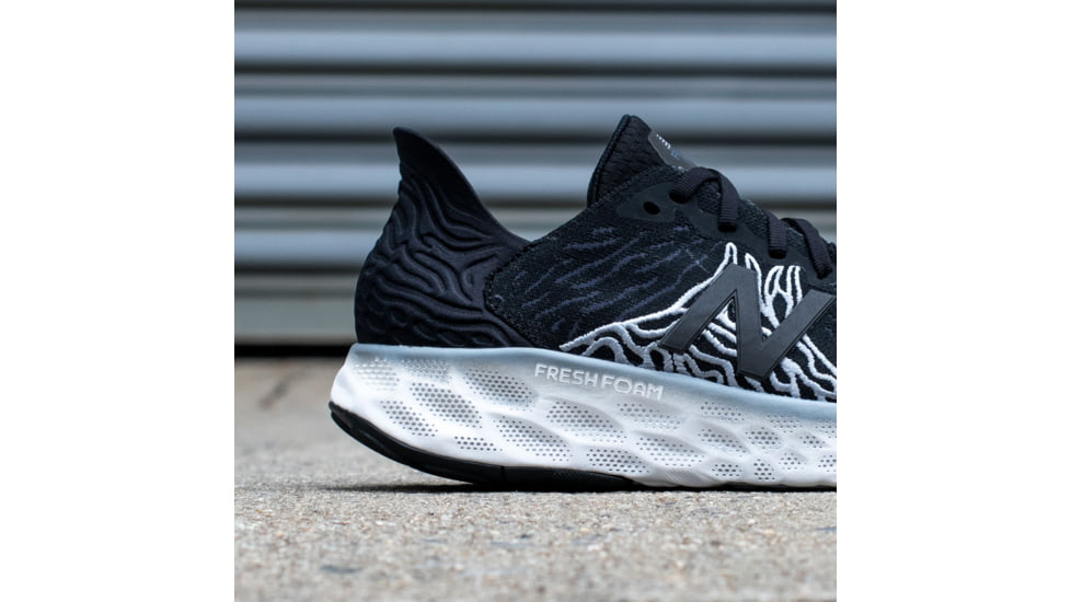 New Balance Fresh Foam 1080V10 Road Running Shoes - Mens, Black/Steel, 11 US, M1080K10 D 11