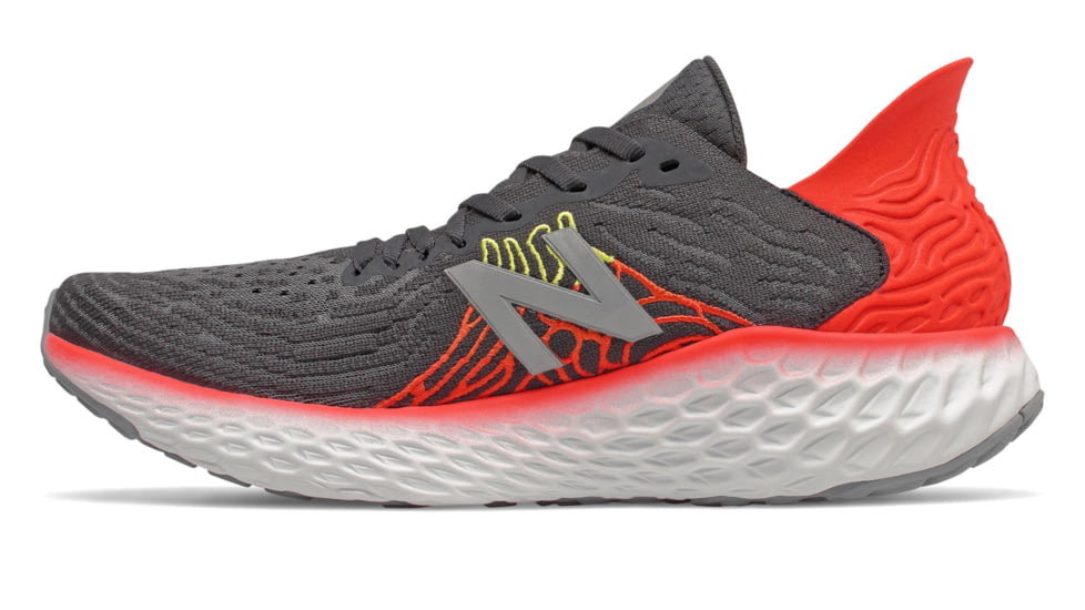 New Balance Fresh Foam 1080V10 Road Running Shoes - Mens, Phantom/Neo Flame, 10.5 US, M1080M10 D 105