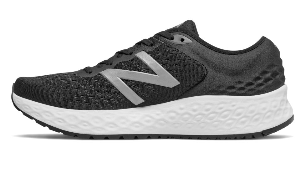 New Balance Fresh Foam 1080v9 Road Running Shoes - Men's, Black/White, Standard, 10.5 US, M1080BK9 D 105