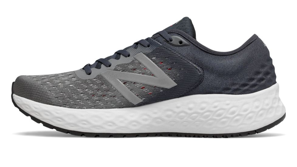 New Balance Fresh Foam 1080v9 Road Running Shoes - Mens, Gunmetal/Outerspace/Energy Red, Medium, 10 US, M1080GR9 D 10