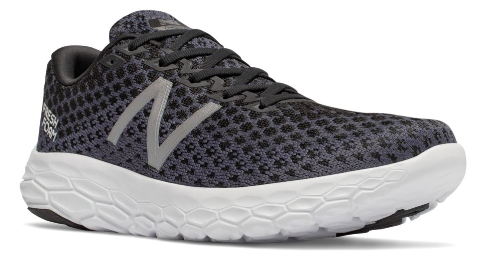 New Balance Fresh Foam Beacon Road Running Shoes - Men's, Black/Magnet/White, Standard, 10 US, MBECNBK D 10