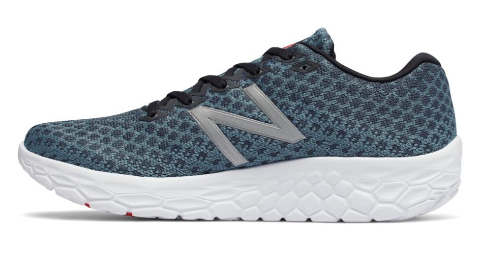 New Balance Fresh Foam Beacon Road Running Shoes - Men's, Petrol/Flame/White, Standard, 10 US, MBECNPF D 10