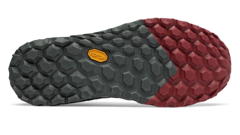 New Balance Fresh Foam Hierro v4 Trail Running Shoes - Men's, Lead/Scarlet/Orca, Standard, 9.5 US, MTHIERG4 D 095
