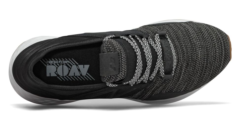 New Balance Fresh Foam Roav Knit Road Running Shoes - Mens, Black/Summer Fog, Medium, 11.5 US, MROAVKB D 115