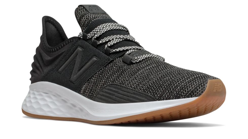 New Balance Fresh Foam Roav Knit Road Running Shoes - Mens, Black/Summer Fog, Medium, 11.5 US, MROAVKB D 115