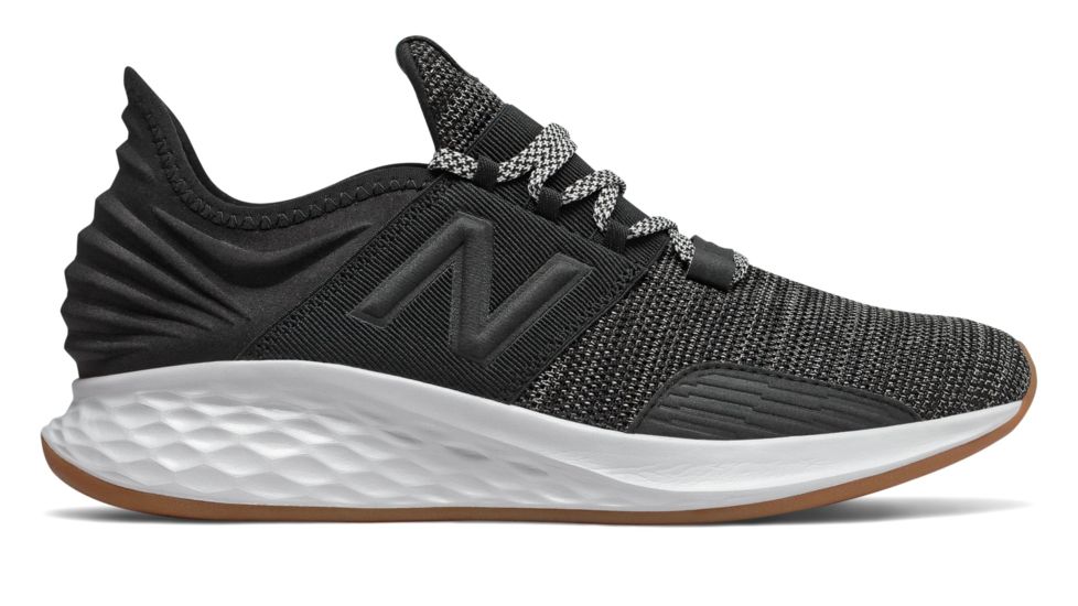 New Balance Fresh Foam Roav Knit Road Running Shoes - Mens, Black/Summer Fog, Medium, 11.5 US, MROAVKB D 115