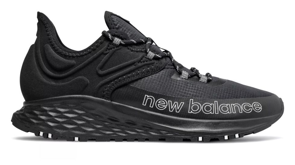 New Balance Fresh Foam Roav Trail - Mens, Black/White, 11.5 US, MTROVLK D 115