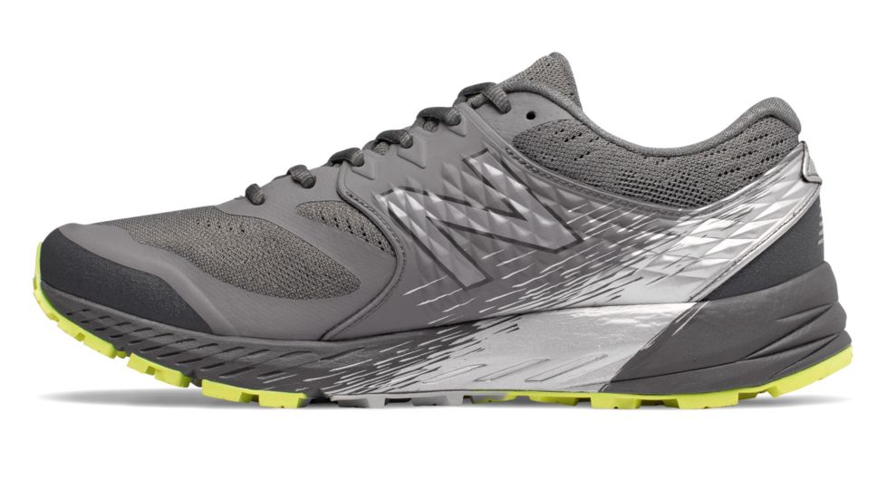 New Balance Summit K.O.M Trail Running Shoes - Men's, Magnet/Hi-Lite, Standard, 11 US, MTSKOMGO D 11