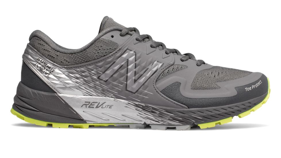 New Balance Summit K.O.M Trail Running Shoes - Men's, Magnet/Hi-Lite, Standard, 11 US, MTSKOMGO D 11