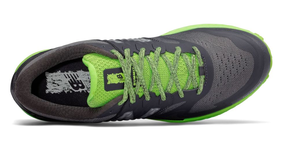 New Balance Summit K.O.M Trail Running Shoes - Men's, Phantom/RGB Green/Silver Metallic, Standard, 9.5 US, MTSKOMGG D 095