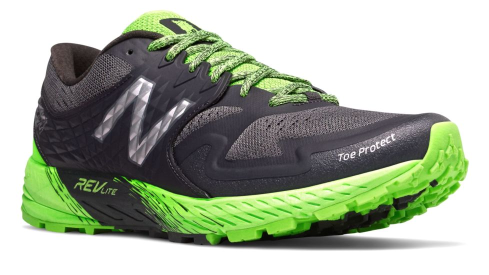 New Balance Summit K.O.M Trail Running Shoes - Men's, Phantom/RGB Green/Silver Metallic, Standard, 9.5 US, MTSKOMGG D 095