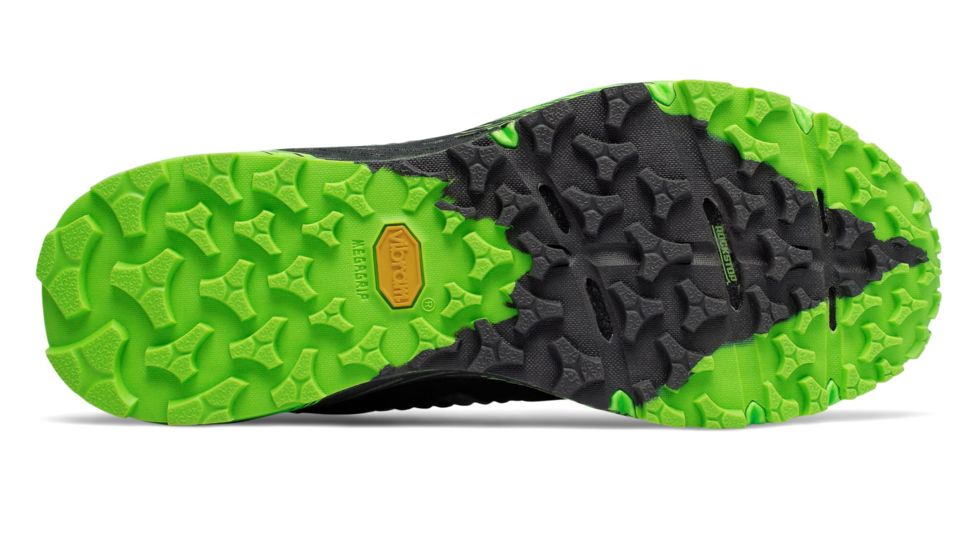 New Balance Summit K.O.M Trail Running Shoes - Men's, Phantom/RGB Green/Silver Metallic, Standard, 9.5 US, MTSKOMGG D 095