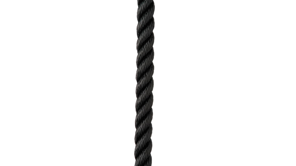 New England Ropes 1/2&quot; X 35' Premium Nylon 3 Strand Dock Line - Black 76620