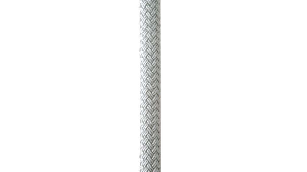 New England Ropes 3/8" x 15' Nylon Double Braid Dock Line - White 76547
