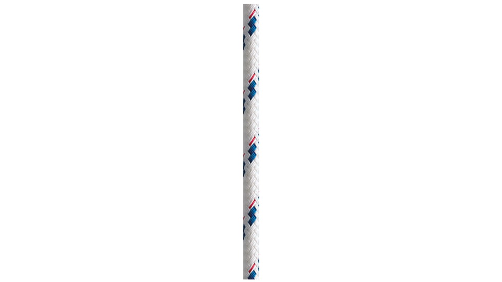 New England Ropes 5/16&quot; x 600' Sta-Set Polyester Cover with Polyester Braided Core - Blue Fleck 79501