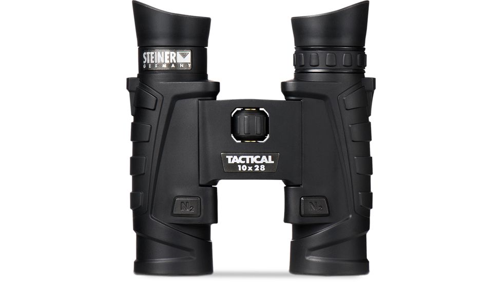 New, Steiner 10x28 Tactical T28 Binoculars, Charcoal, 6504