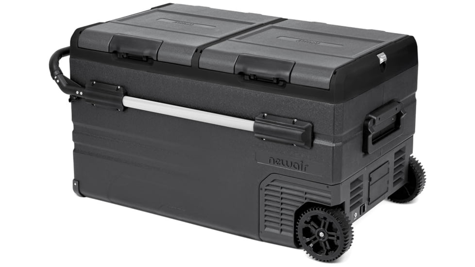 NewAir 115 Qt Portable 12v/24v Electric Fridge/Freezer, Black, NPR122GA00