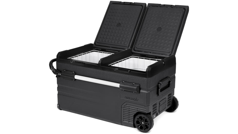 NewAir 115 Qt Portable 12v/24v Electric Fridge/Freezer, Black, NPR122GA00