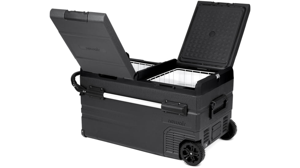 NewAir 115 Qt Portable 12v/24v Electric Fridge/Freezer, Black, NPR122GA00