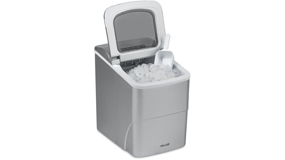 NewAir 26 lbs. Countertop Ice Maker, Stainless Steel, NIM026MS00