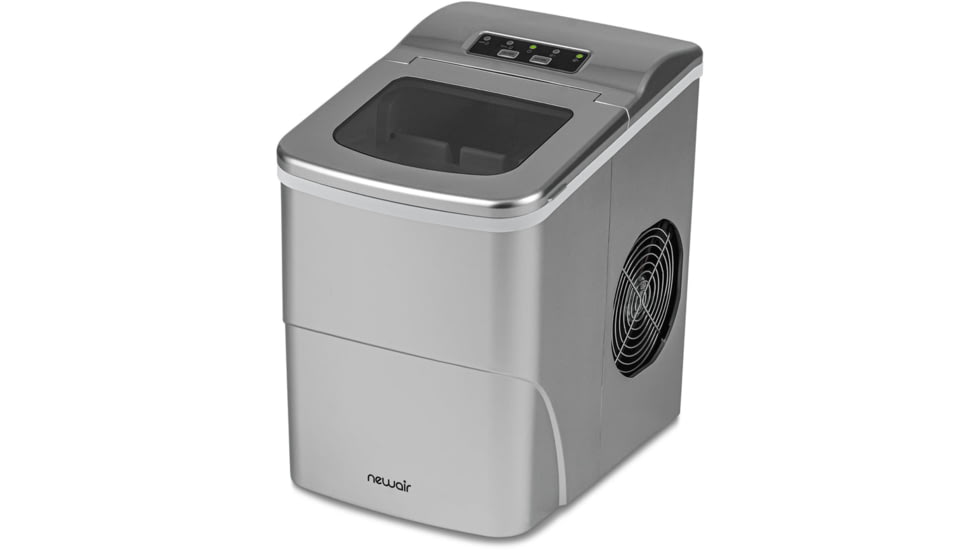 NewAir 26 lbs. Countertop Ice Maker, Stainless Steel, NIM026MS00