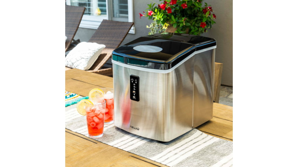 NewAir 28 lbs. Countertop Ice Maker, Multi, AI-100SS