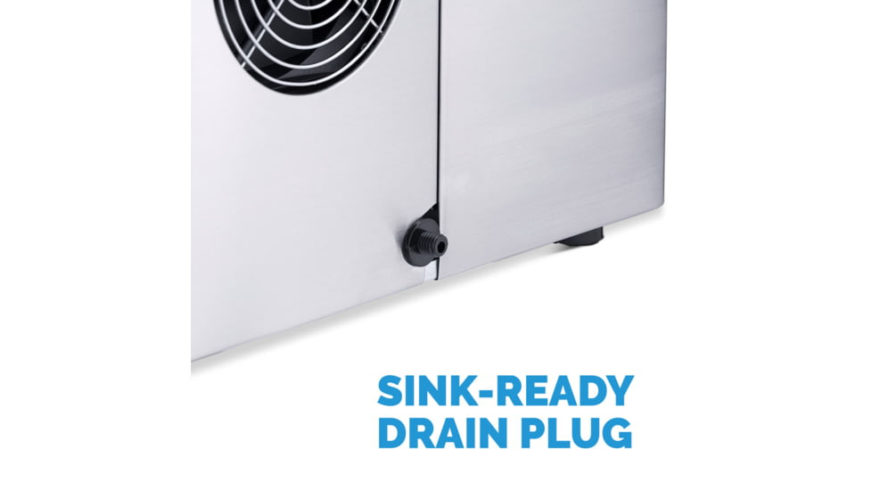 NewAir 28 lbs. Countertop Ice Maker, Multi, AI-100SS