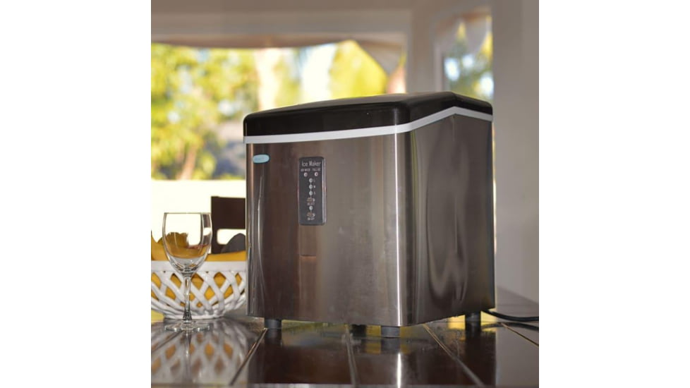 NewAir 28 lbs. Countertop Ice Maker, Multi, AI-100SS