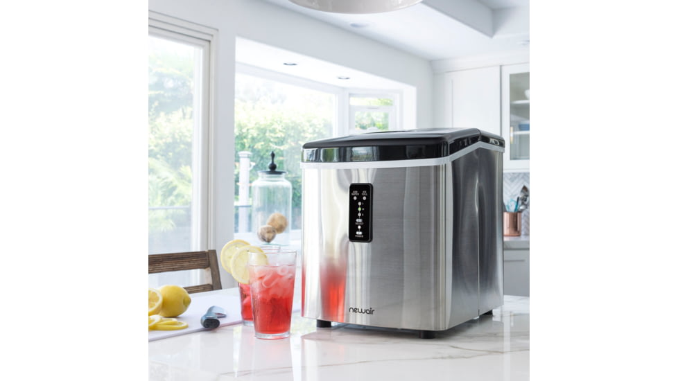 NewAir 28 lbs. Countertop Ice Maker, Multi, AI-100SS