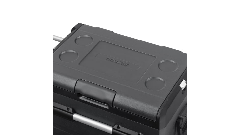 NewAir 48 Qt. Portable 12v/24v Electric Fridge/Freezer, Black, NPR048GA00