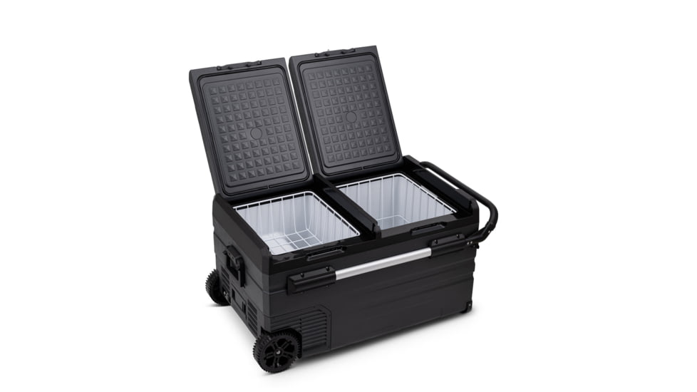 NewAir 80 Qt. Portable 12v/24v Electric Fridge/Freezer, Black, NPR080GA00