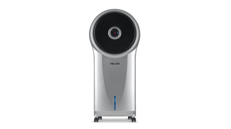 NewAir Evaporative Air Cooler and Portable Cooling Fan, Cools 250 sq ft, Silver, NEC500SI00
