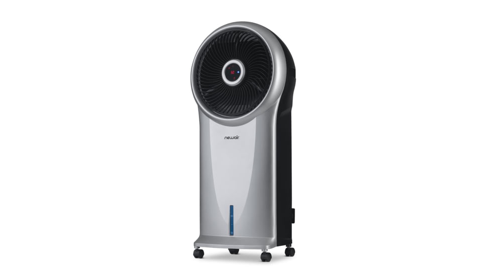 NewAir Evaporative Air Cooler and Portable Cooling Fan, Cools 250 sq ft, Silver, NEC500SI00
