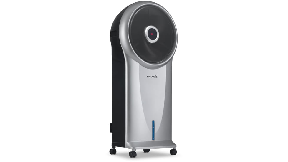 NewAir Evaporative Air Cooler and Portable Cooling Fan, Cools 250 sq ft, Silver, NEC500SI00