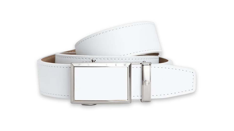Nexbelt Go-In Smooth Belt, White, PGG4454