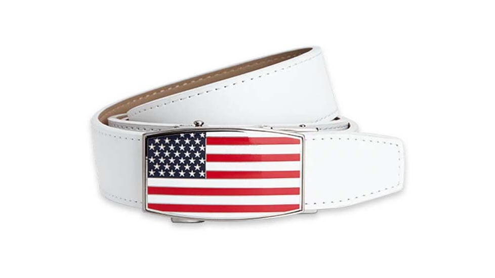 Nexbelt USA Aston Belt, White, PCH2771