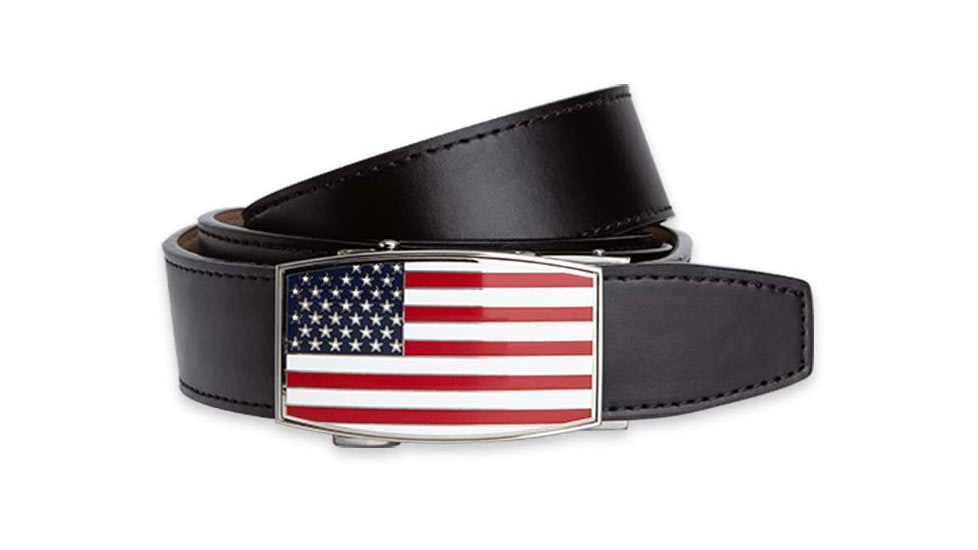 Nexbelt USA Heritage Aston Belt, Black, PCH0586