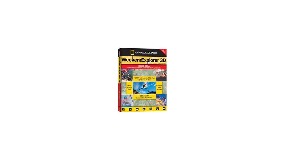 Ngwe 3d - Boise Area, National Geographic, Publisher - National Geographic