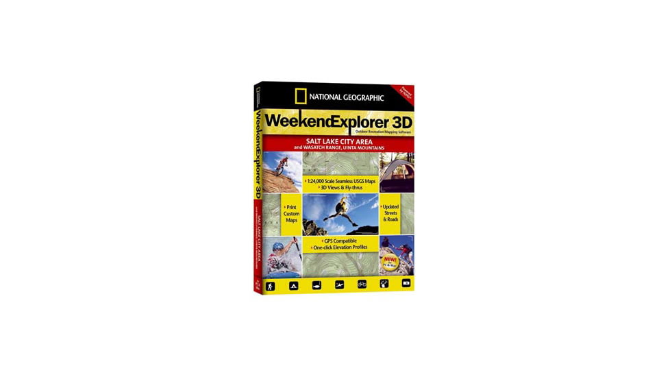 Ngwe 3d - Salt Lake Area Wasat, National Geographic, Publisher - National Geographic