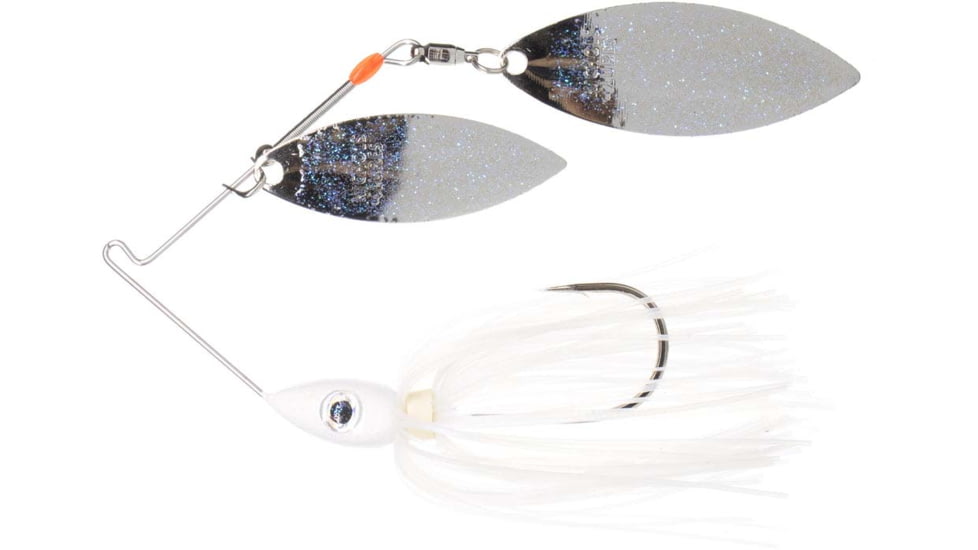 Nichols Lures Pulsator Metal Flake Spinnerbait, Blue Shad Nickel Blue, 1/2oz, 47-12