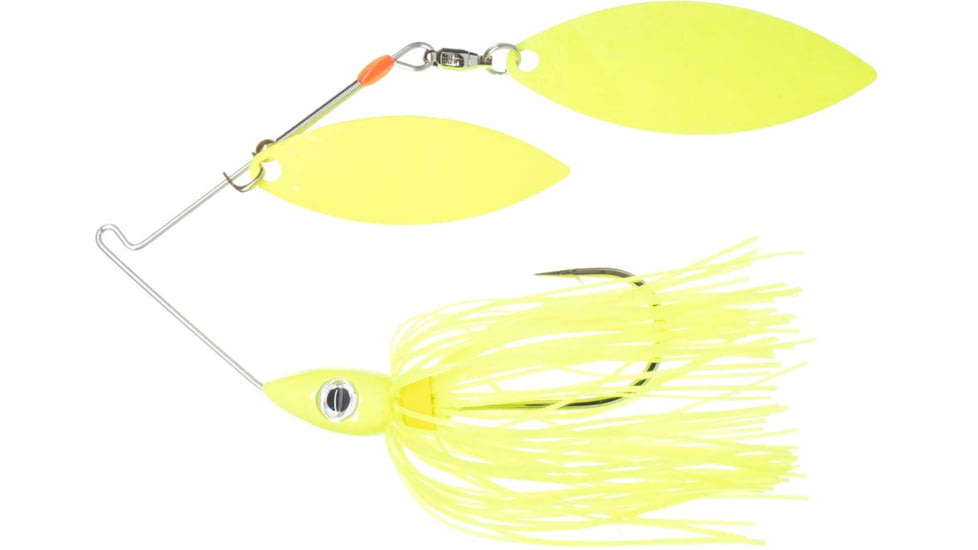 Nichols Lures Pulsator Metal Flake Spinnerbait, Chartreuse, 1/2oz, 21-12