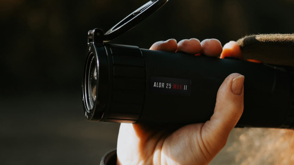 NIGHT PEARL Alor 25 Max II 2-8x25mm Thermal Monocular, 50 Hz, 640x480 px, Black, 2NPALOR25MAXII