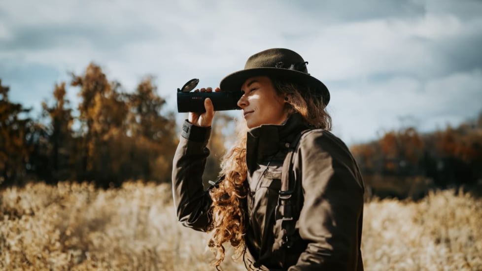 NIGHT PEARL Alor 35 Pro II 4.6-18.4x35mm Thermsl Monocular, 50 Hz, 384x288 px, Black, 2NPALOR35PROII