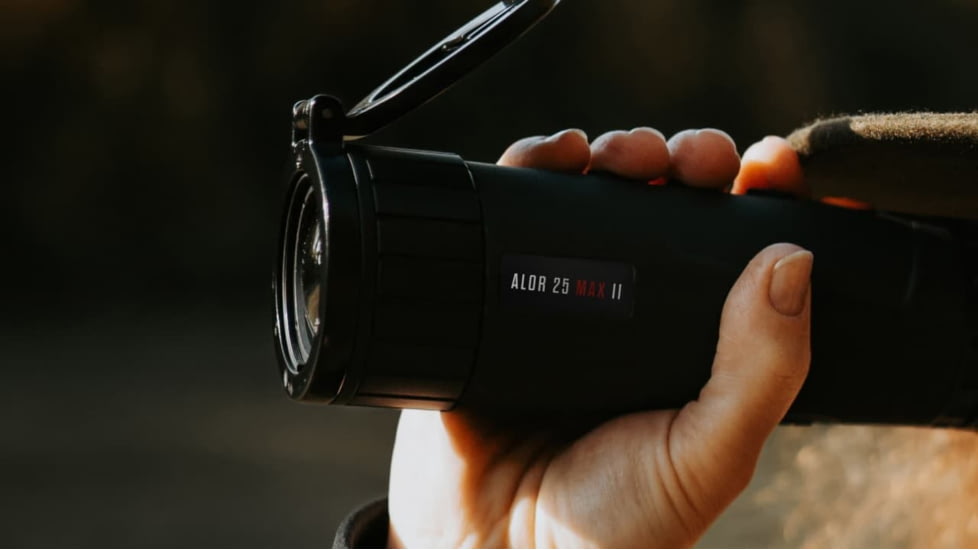 NIGHT PEARL Alor 35 Pro II 4.6-18.4x35mm Thermsl Monocular, 50 Hz, 384x288 px, Black, 2NPALOR35PROII