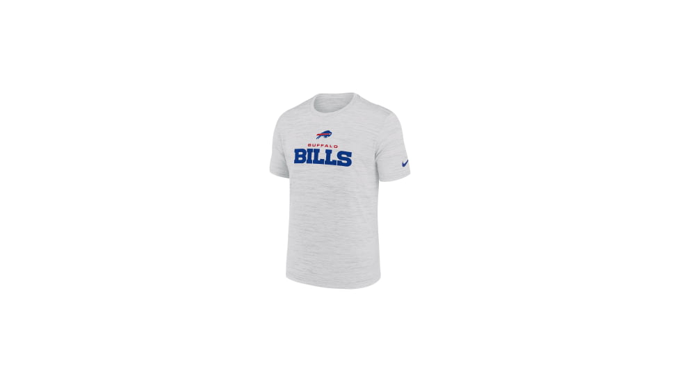Nike Buffalo Bills Velocity Nike Mens Dri-FIT NFL T-Shirt in White NKPQ10A81-X3B, White, 2XL, male, 1016030772-00199139209481