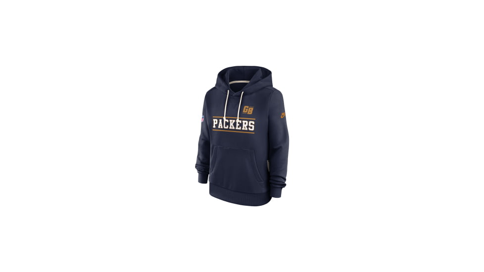 Nike Green Bay Packers Sideline Standard Issue Alt Nike Womens Dri-FIT NFL Pullover Hoodie in Blue 03C341SQ7T-PT1, Blue, M, female, 1016102159-00199297310906